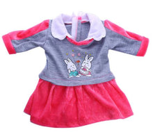 Load image into Gallery viewer, Pink Bunny Dress for 18 inch dolls