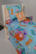 Load image into Gallery viewer, Wooden Bunk Beds and bedding for Barbie size Dolls