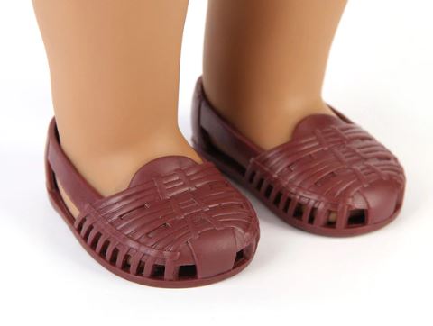 Brown Shoes for Our Generation sized doll 18 inch
