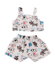 Load image into Gallery viewer, 18 inch 2pce Dog Print Pajama Set for Our Generation sized Doll